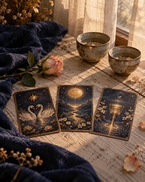 Tarot zu neue liebe — 3 Karten