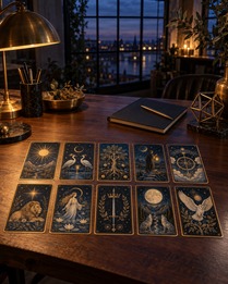 Tarot — Vooruitzicht nieuwe onderneming, 10 kaarten
