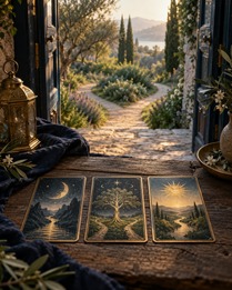 Tarot — Twee levenswegen, 3 kaarten
