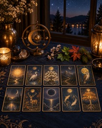 Tarot — Les douze prochains mois, 10 cartes