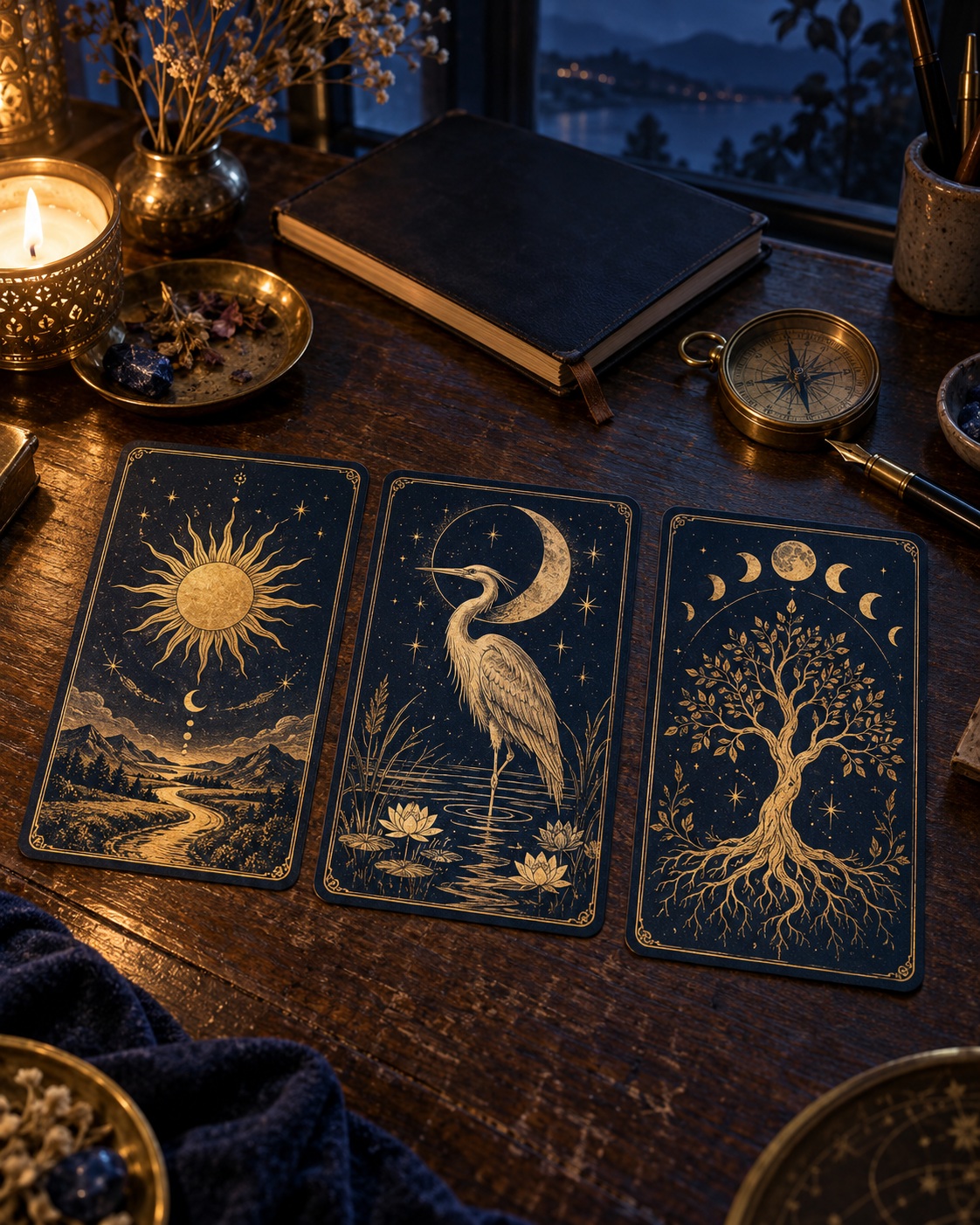 Neues Unternehmen – Drei-Karten-Tarotlegung