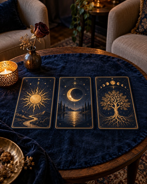 Partnerkompatibilität – Drei-Karten-Tarotlegung