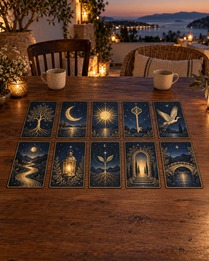 Compatibilité amoureuse – Tirage de Tarot à dix cartes