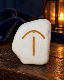 Design visualization of the selected sign: Light of Remembrance Stone – hand-painted Lantern
