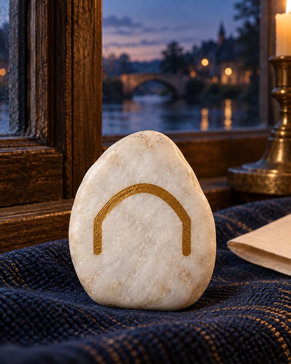 Visualisation du dessin du signe choisi: Pierre de Réconciliation — Pont Peint à la Main