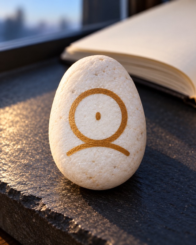 First Breath Stone – hand-painted Source